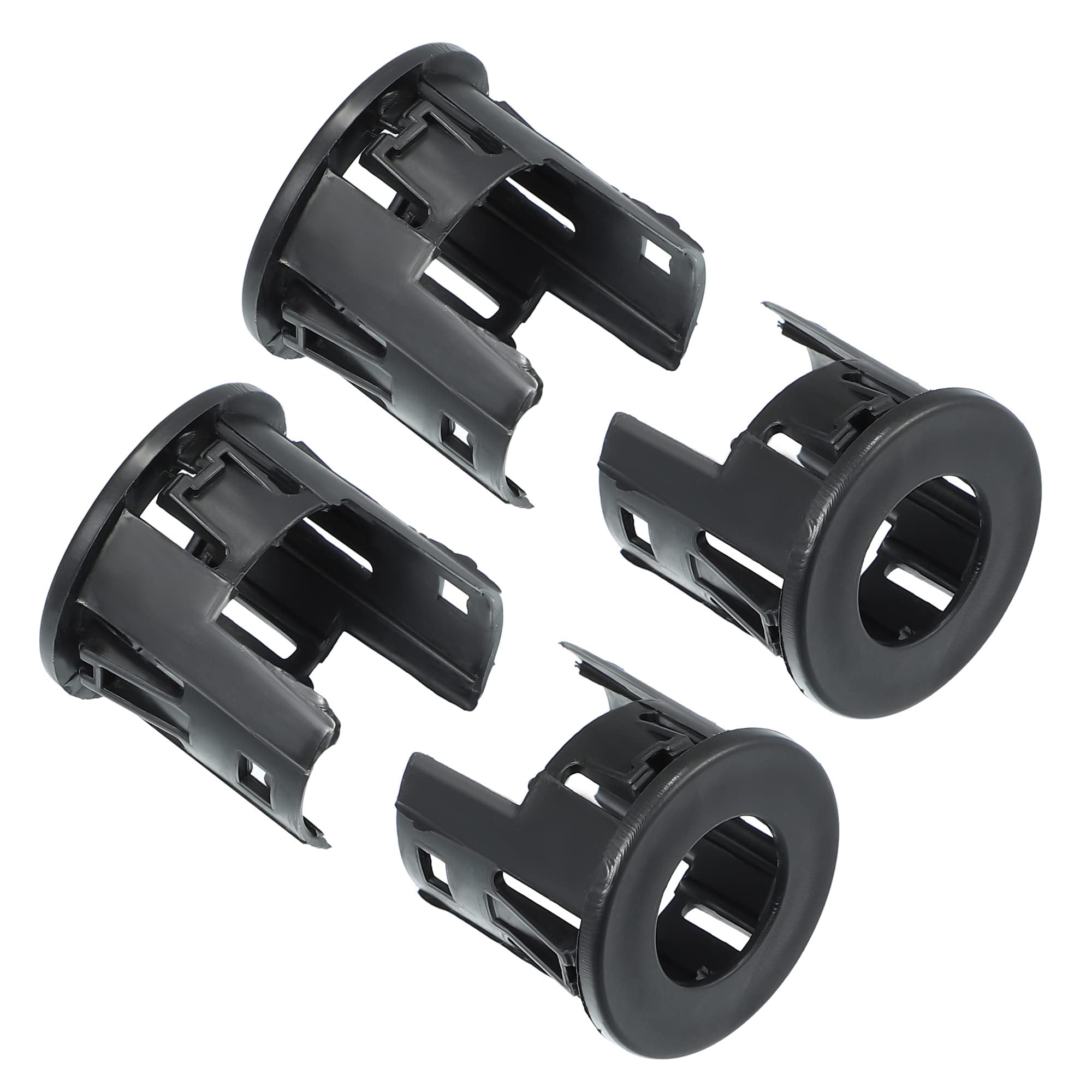 4pcs Parking Assist Sensor Bezels for Front or Rear Bumper for Do-dge for Ram 1500 2014-2018 Backup Parking Aid Sensor Retainer Bracket for Ram 1500 Classic 19-21 Replace 5LS52TZZAA