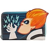 Loungefly Disney Pixar Moments Incredibles Syndrome Faux Leather Zip Wallet
