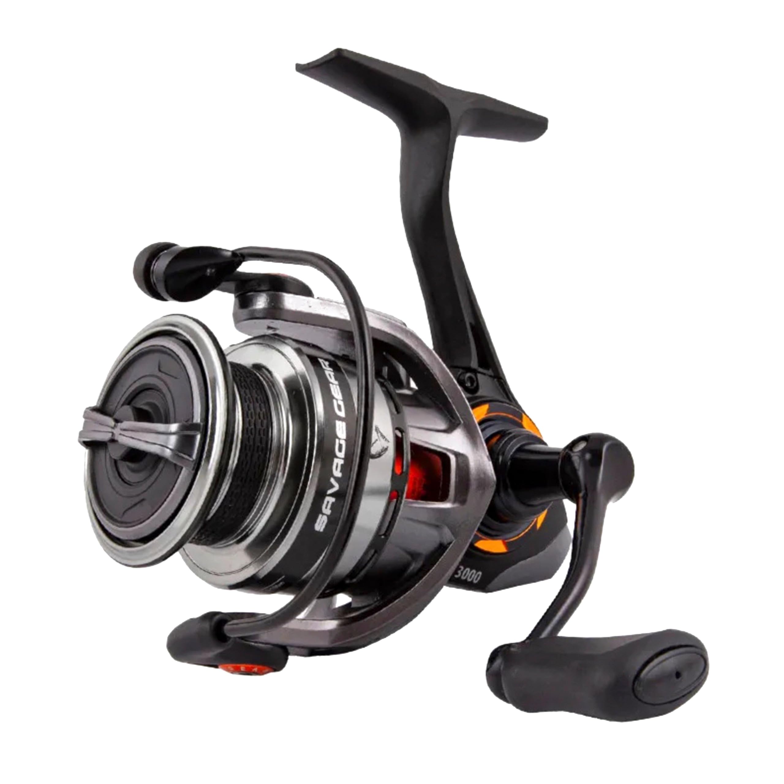 Savage Gear SG6 Fishing Reel, Spinning Reels , Predator Fihing, Pike, Perch, Zander, Unisex, Black, 2500, FD