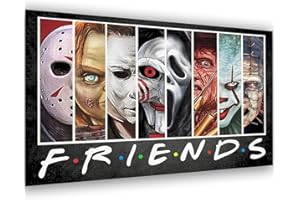 Aestalrcus Large Paint by Numbers Kit for Adults(16x24inch)-Large Horror Adults Paint by Numbers Kits on Canvas,Halloween Painting by Numbers for Adults&Beginner for Home Wall Decoration and Gifts