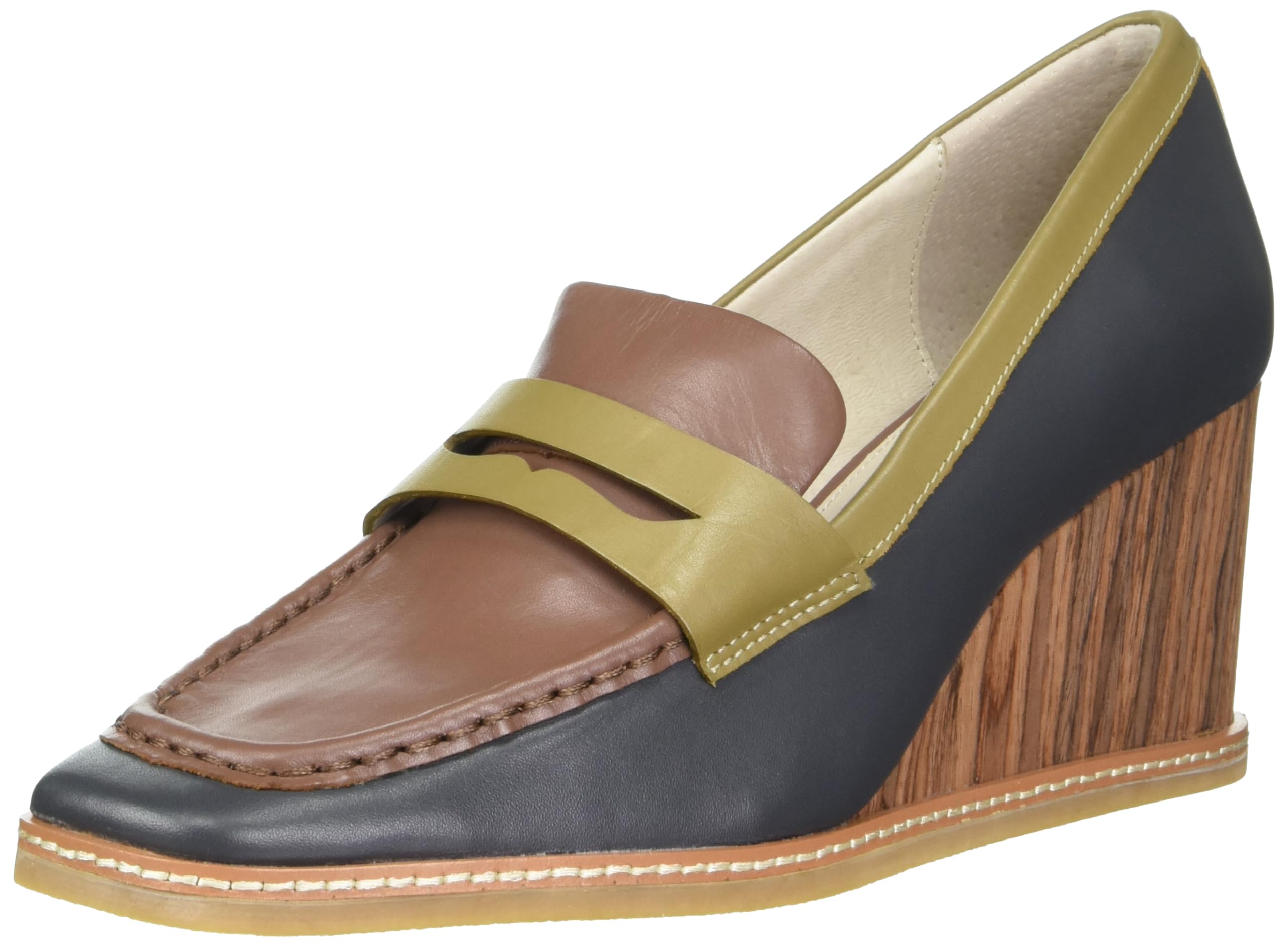 Photo 1 of Sanctuary Women's Cadence Loafer, Magnet/Caramel/Butternut, 7.5