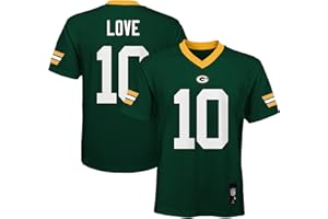 OUTERSTUFF Youth Jordan Love Green Green Bay Packers Replica Player Jersey