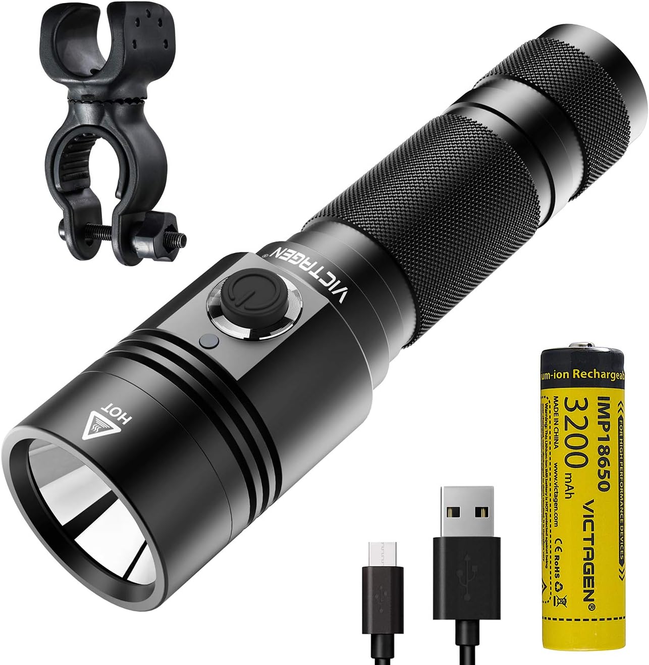 tactical flashlight bike mount