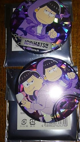 Amazon おそ松さん 異能力松 ホログラム 缶バッジ 一松 2個セット アニメ 萌えグッズ 通販