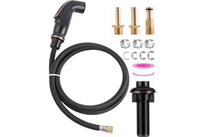 HYGIE RINSE Universal Kitchen Sink Spray Attachment/Hose/Holder Set, Kitchen Side Sprayer Compatible with Moen/Delta Faucet, Kitchen Sink Faucet Sprayer Replacement, Oil Rubbed Bronze