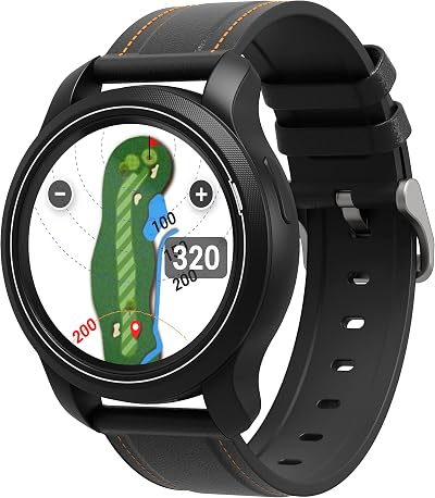 GolfBuddy aim W12 GPS Golf Watch Full Colour Touch Green Undulation