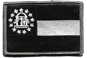 GADSDEN AND CULPEPER Tactical State Patch - Georgia - Black