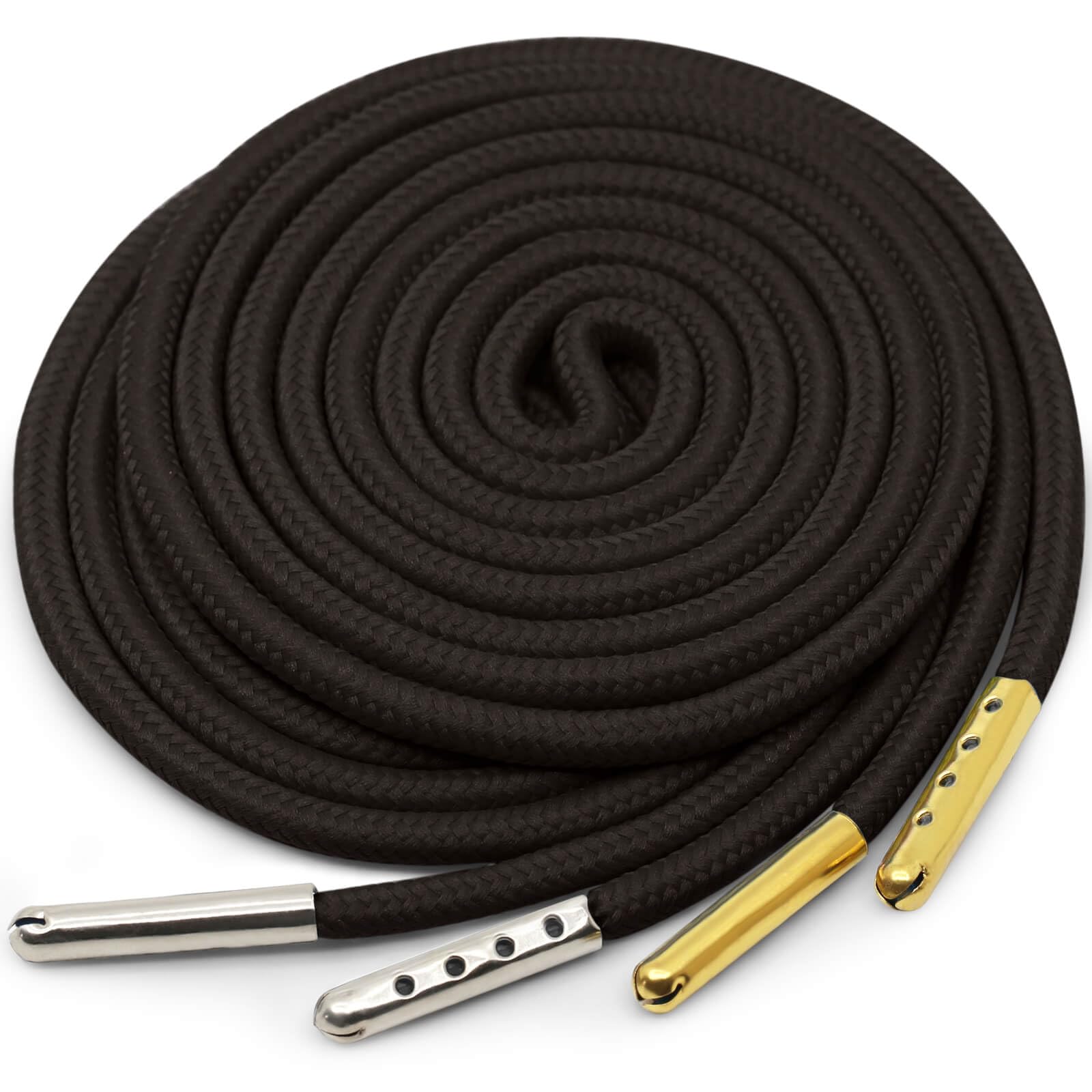 YJRVFINE Athletic Round Shoe Laces: 2 Pairs 47 Inch