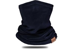 DYMEX Winter Neck Warmer Gaiter Fleece Neck Cover Cotton Balaclava Windproof Face Cover Mask for Women Men