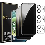 NBiefuny 3 Pack Privacy Screen Protector for iPhone