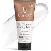 Tanning Lotion Self Tanner - USA Made with Natural & Organic Ingredients, Travel Size Self Tan Lotion, Non Toxic Gradual Tanning Moisturizer, Sunless Tanner for Fake Tan for Women & Men