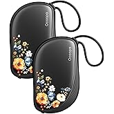 OCOOPA Hand Warmers Rechargeable 2 Pack, Ultra Slim Electric Hand Warmers, Portable Pocket Heater, Comb-Inspired, Fits in Gloves,UL Certified, Winter Essentials,UT5 Sway
