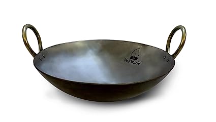 Vedworld Iron Fry Pan, 10.5-inch (24x24x10cm)