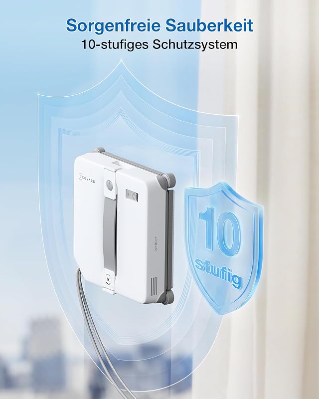 WINBOT Mini 2 Fensterputzroboter mit Eckbürsten
