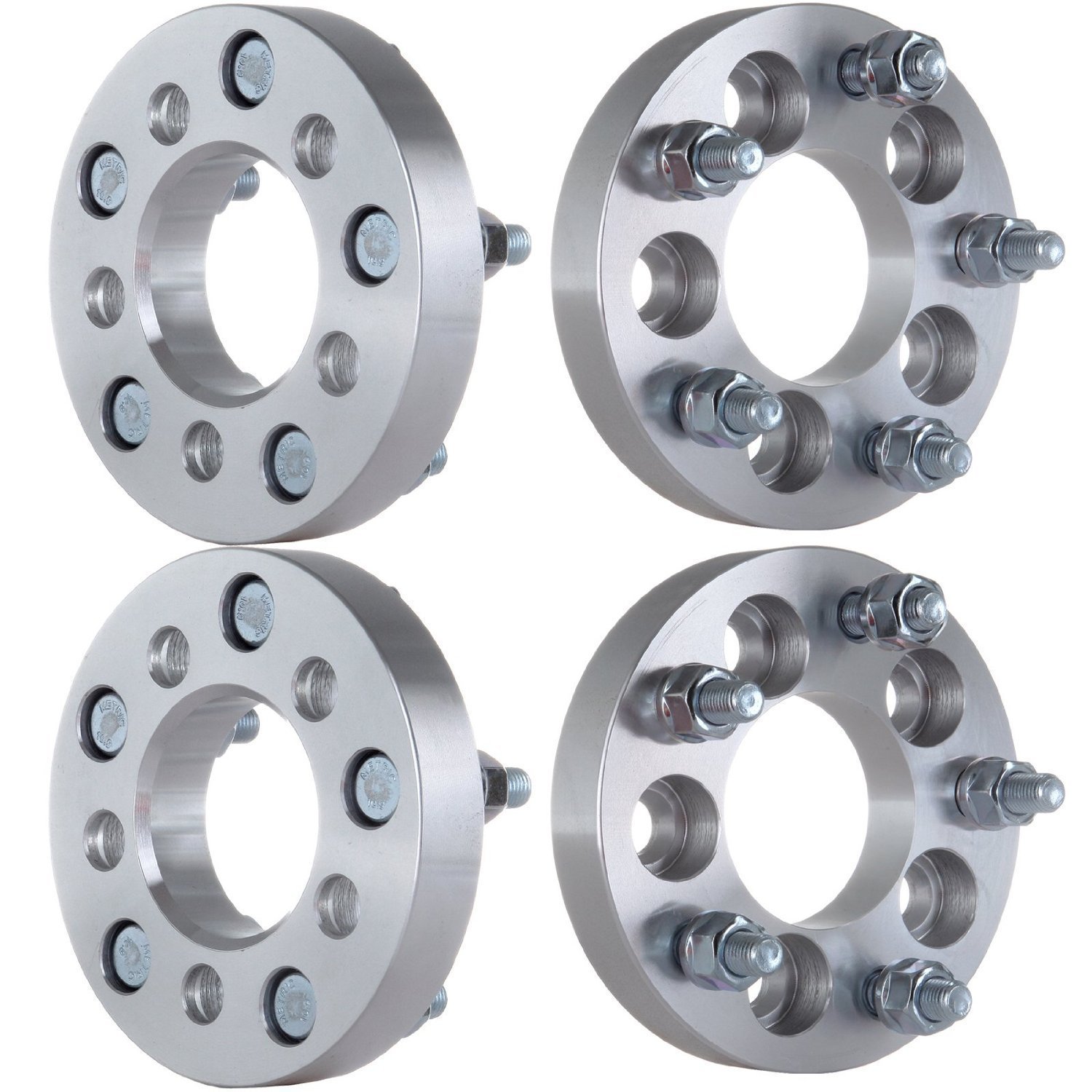 ECCPP 5x100 Wheel Spacer 5 Lug Wheel Spacers 1" 5x100 to 5x100  compabitility with Subaru Baja Outback Legacy Subaru Forester Subaru  Impreza Wheel Spacer(4X)