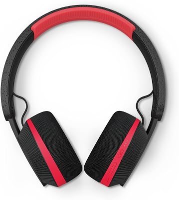 6000 Series TAA6219BK/00 Auriculares Deportivos Bluetooth Con Alimentación Solar Negro/Rojo