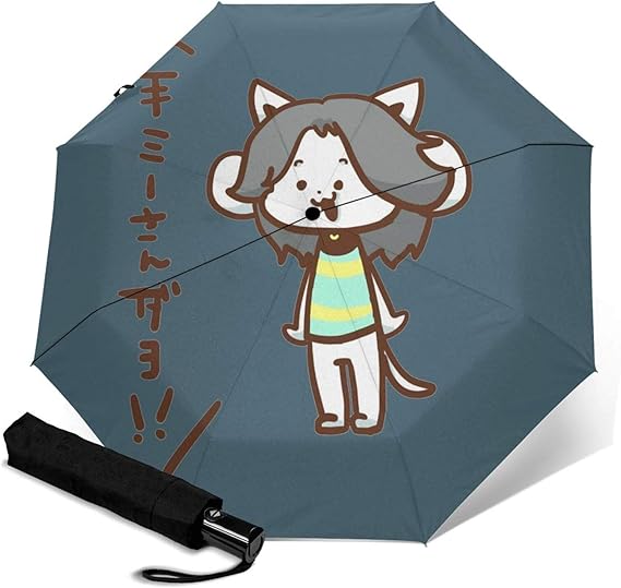 Amazon Co Jp 自動スイッチ折りたたみ傘アンダー テール テミー イラスト 1 メンズ レディース自動三つ折り傘 ワンタッチ 梅雨対策 晴雨兼用 超撥水 自動開閉 高密度防水耐久性のある高品質 防風ユニセックス日焼け防止傘 服 ファッション小物