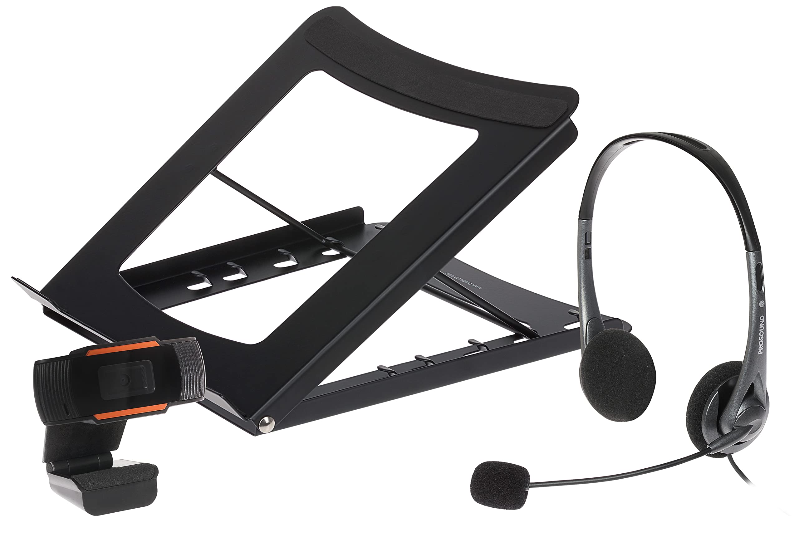 Maplin Kit with High Definition Webcam, USB Headset & Laptop Stand