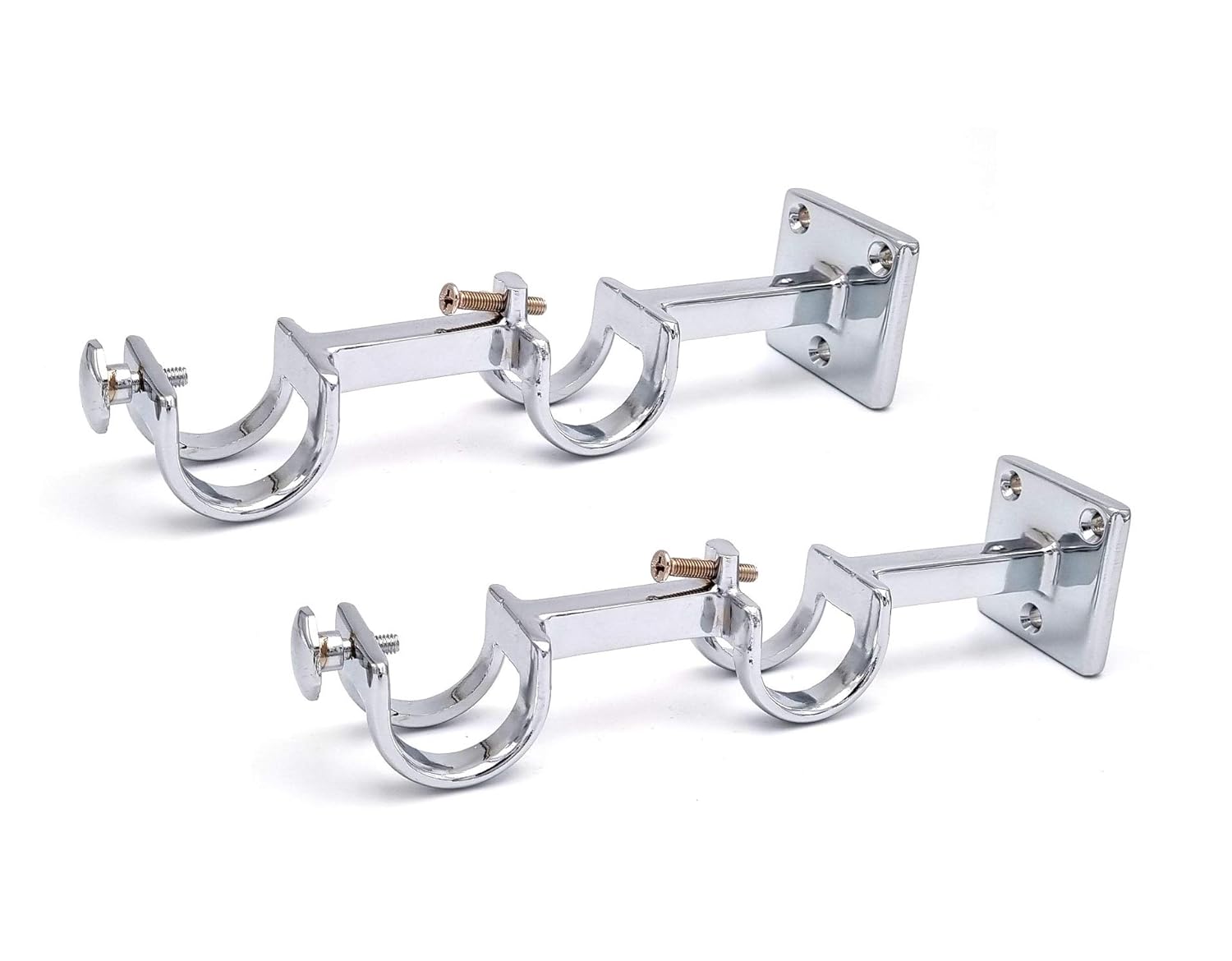 Buy WSK Curtain Bracket Accessories Steel Chrome Finish Alloy Zinc