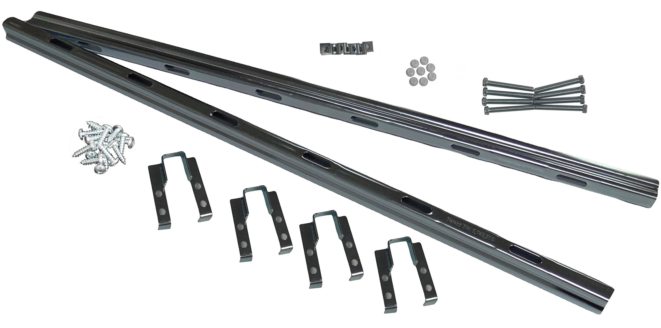 Vance Industries QN23UM 23" Universal Undermount Sink Installation Kit, Black