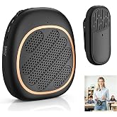 Bueuo Voice Amplifier for Teachers Wireless Lavalier Mic, 10W Portable | Voice Amplifier Wireless Crystal-Clear Sound, DSP Noise Reduction, Hands-Free Clip-On, Portable, Rechargeable, Tabletop Use