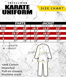 IntelliFun Karate Uniform with Belt for Kids