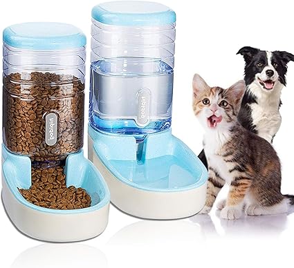 Amazon Com Uniquefit Pets Cats Dogs Automatic Waterer And Food