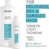 Nioxin System 3 Scalp + Hair Conditioner 1L for Dry Coloured Hair Thickening view 2