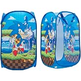 Sonic Anime Kids Room Collapsible Storage Bin Pop Up Hamper, One Size, (100% Officially Licensed Product)