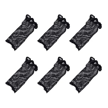 Leorx Peruckenkappe Aus Netzmaterial 10er Pack Schwarz Amazon De Beauty