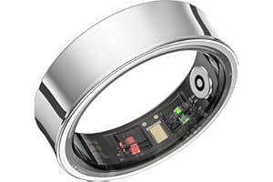 DREAM SPORT Smart Ring - Health Tracker with SPO₂/HRV/Sleep Monitor, 5ATM Waterproof &amp; No Subscription, 7-Day Battery for Men &amp; Women, iOS Android Compatible (9 Sizes, Silver)4.1 out of 5 stars 52