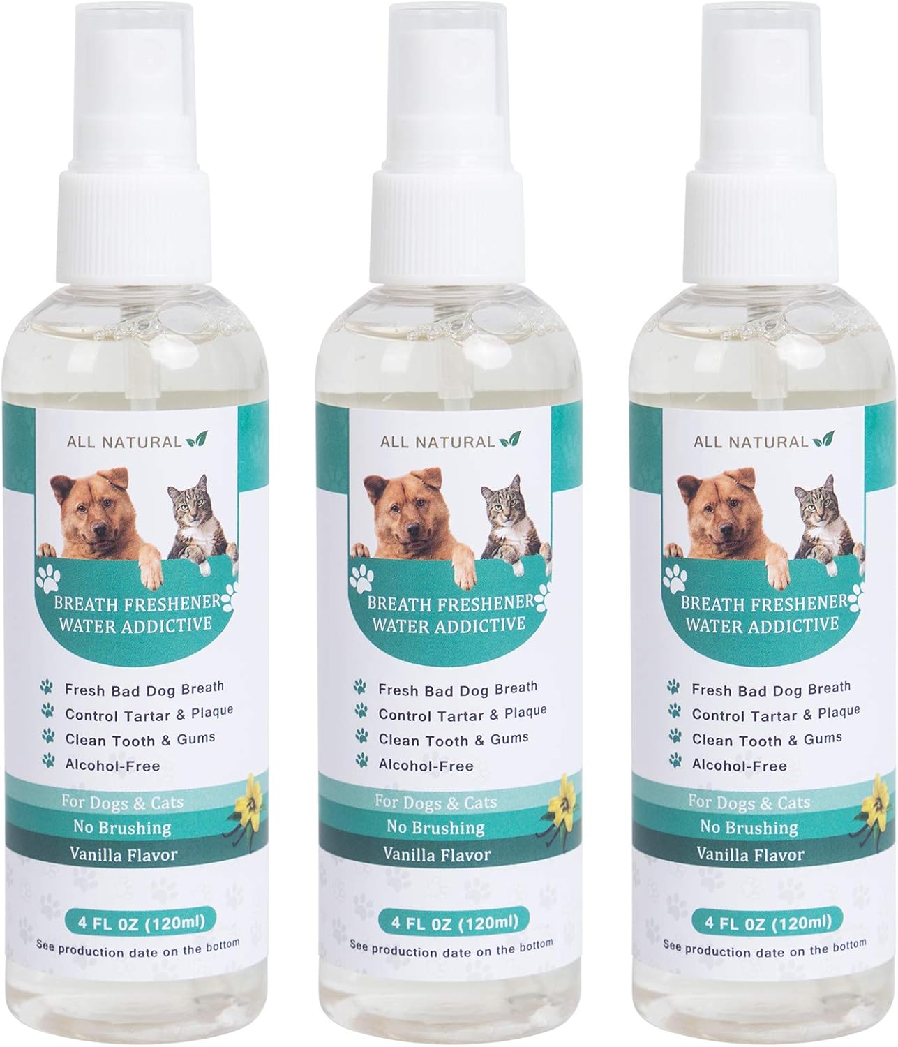 QUTOP Dog Breath Freshener Water Additive, Healthy Dog