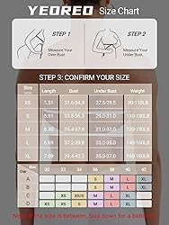 YEOREO Women Strapless Bandeau Sports Bra Padded