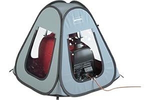 BENVOL Small Inverter Generator Cover, in Operation, All-Weather Use, Waterproof, Snow Resistant, Foldable Storage, 420D Waterproof Oxford Cloth, for Honda and Most 1000~2300 Watt Generators, Gray