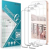 Slanku 3Pack Screen Protector for iPhone 8 Plus/7 Plus/6S Plus/6 Plus Glass | Tempered Glass 9H, Easy to Install, Bubbles Free, Anti-Scratch, Case Friendly
