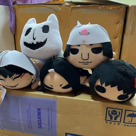 Amazon 鬼灯の冷徹 ぺったりぬいぐるみマスコット 5種類セット ぬいぐるみ ホビー