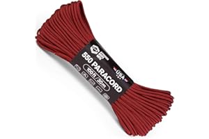 Atwood Rope MFG Color Changing 550 Paracord 100 Feet 7-Strand Core Nylon Parachute Cord Outside Survival Gear Made in USA | Lanyards, Bracelets, Handle Wraps, Keychain