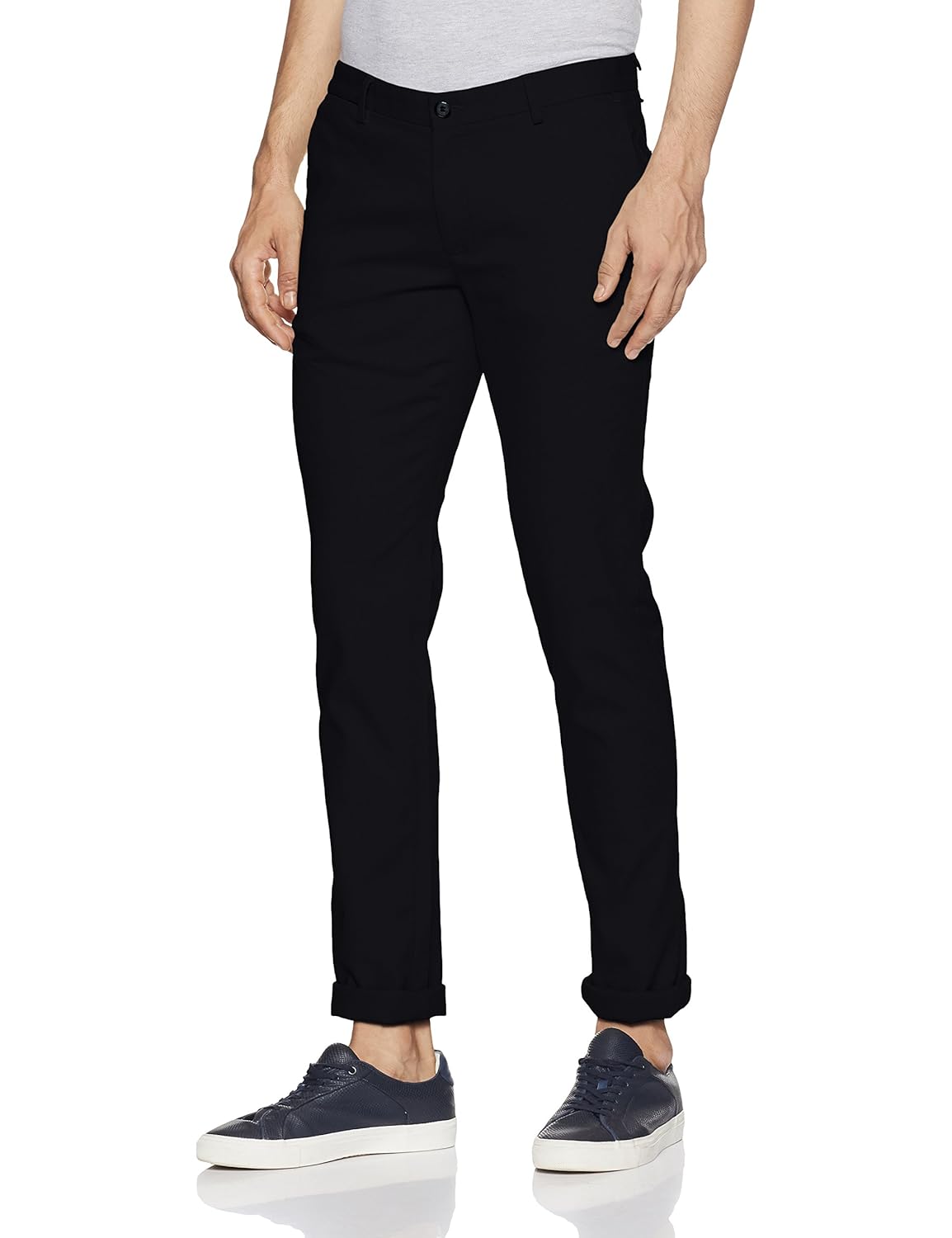 blackberrys men's slim fit casual trousers