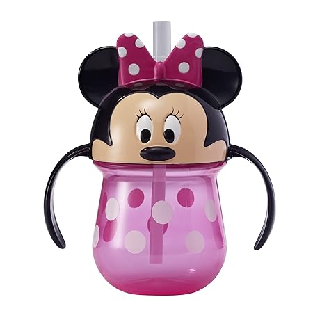The First Years Disney Baby Trainer Straw Cup with Handles (Multi)
