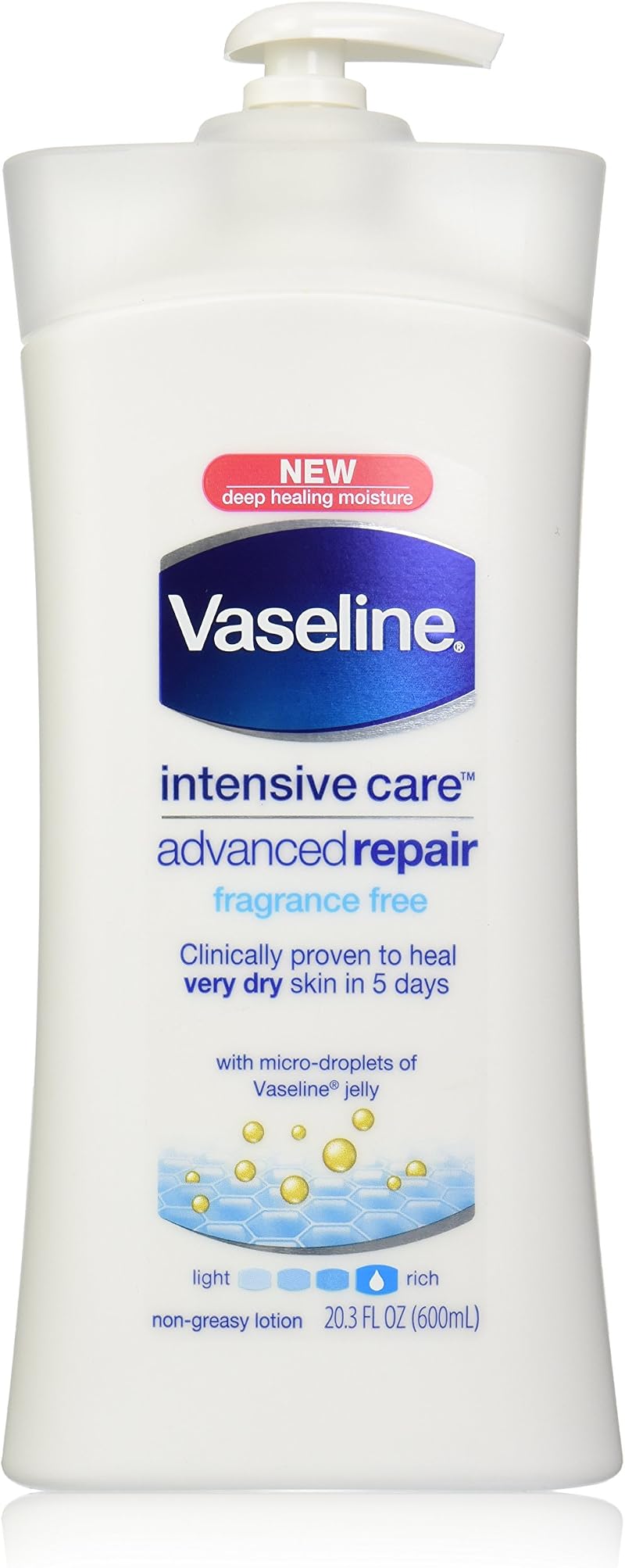 Vaseline Intensive Rescue Repairing Moisture Body Lotion 725ml Fragrance Free