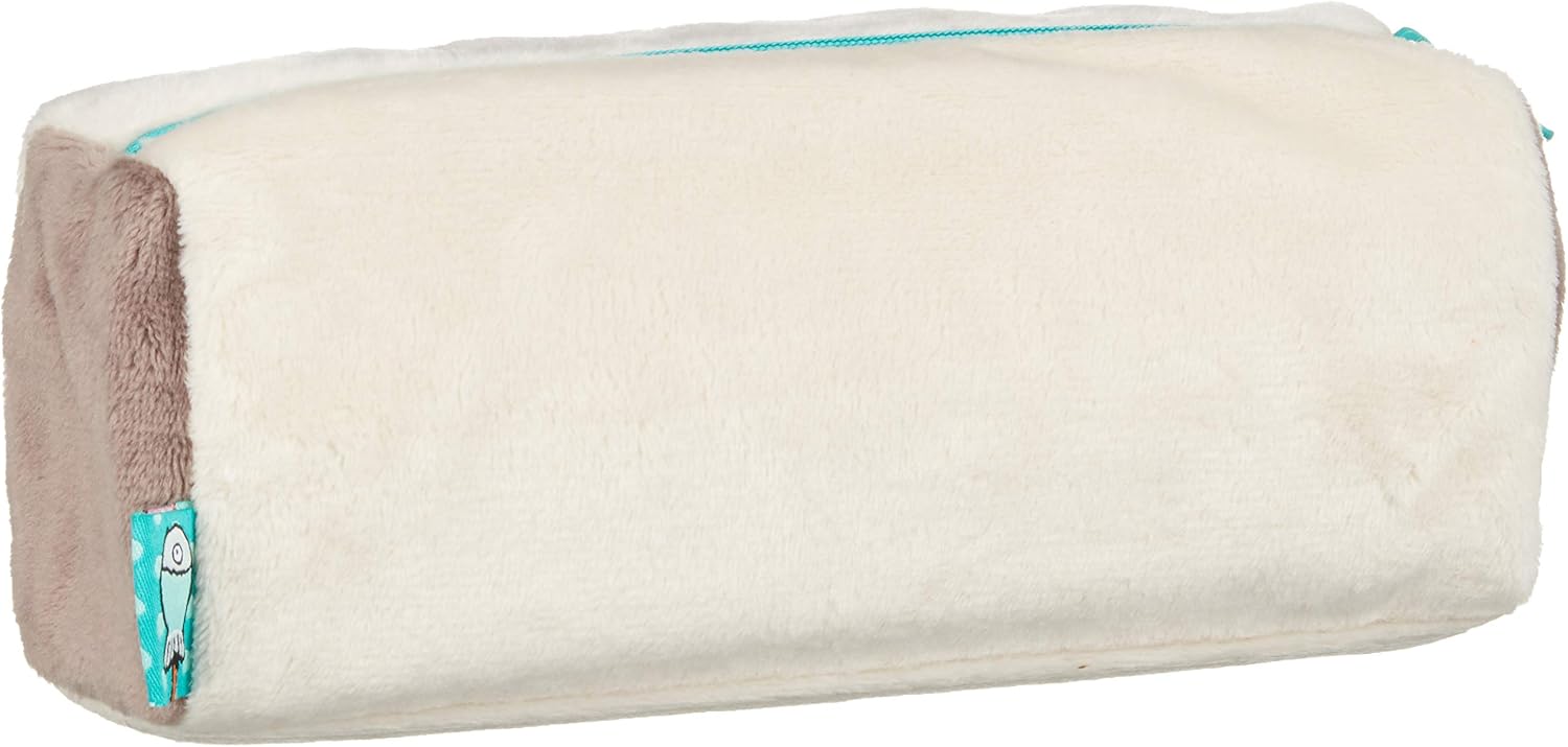 Nici 39041 Pencil Case Plush Beige/Grey/Orange, Beige, Grau Und Orange - Image 3