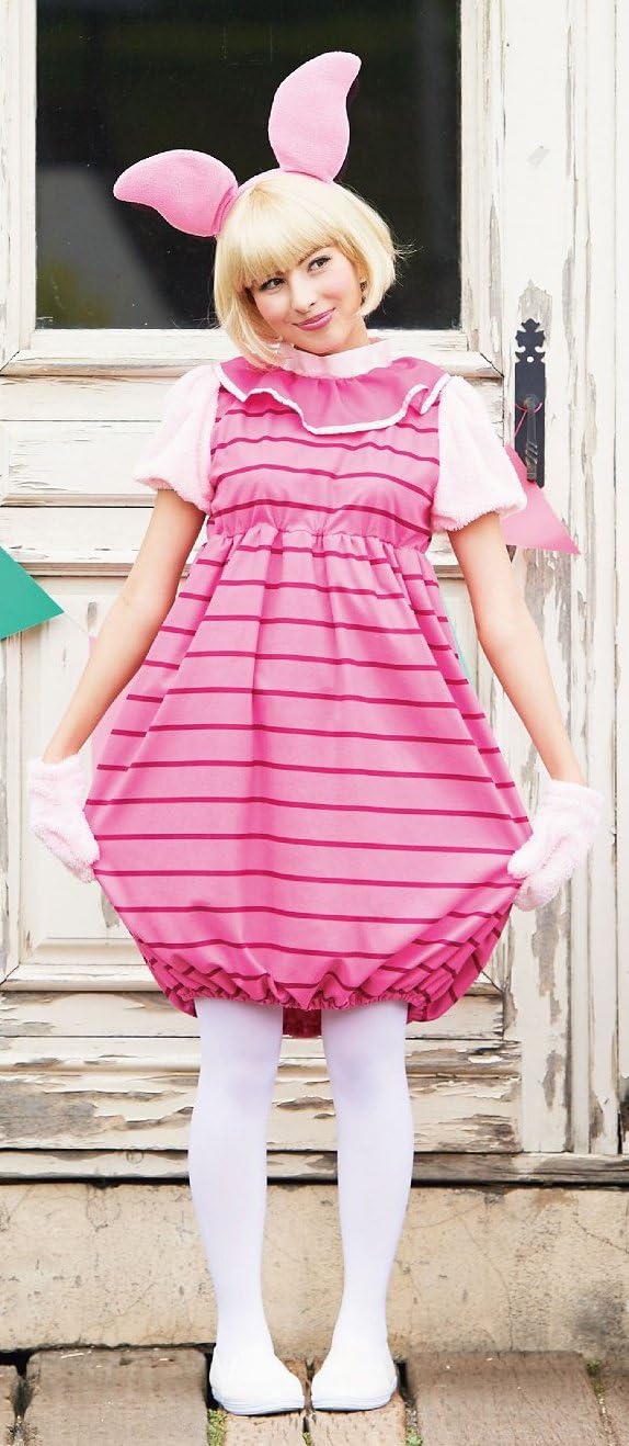 Amazon ディズニー ピグレット コスチューム レディース 155cm 165cm コスプレ 仮装 通販