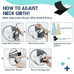 Supet Dog Cone Collar Adjustable After