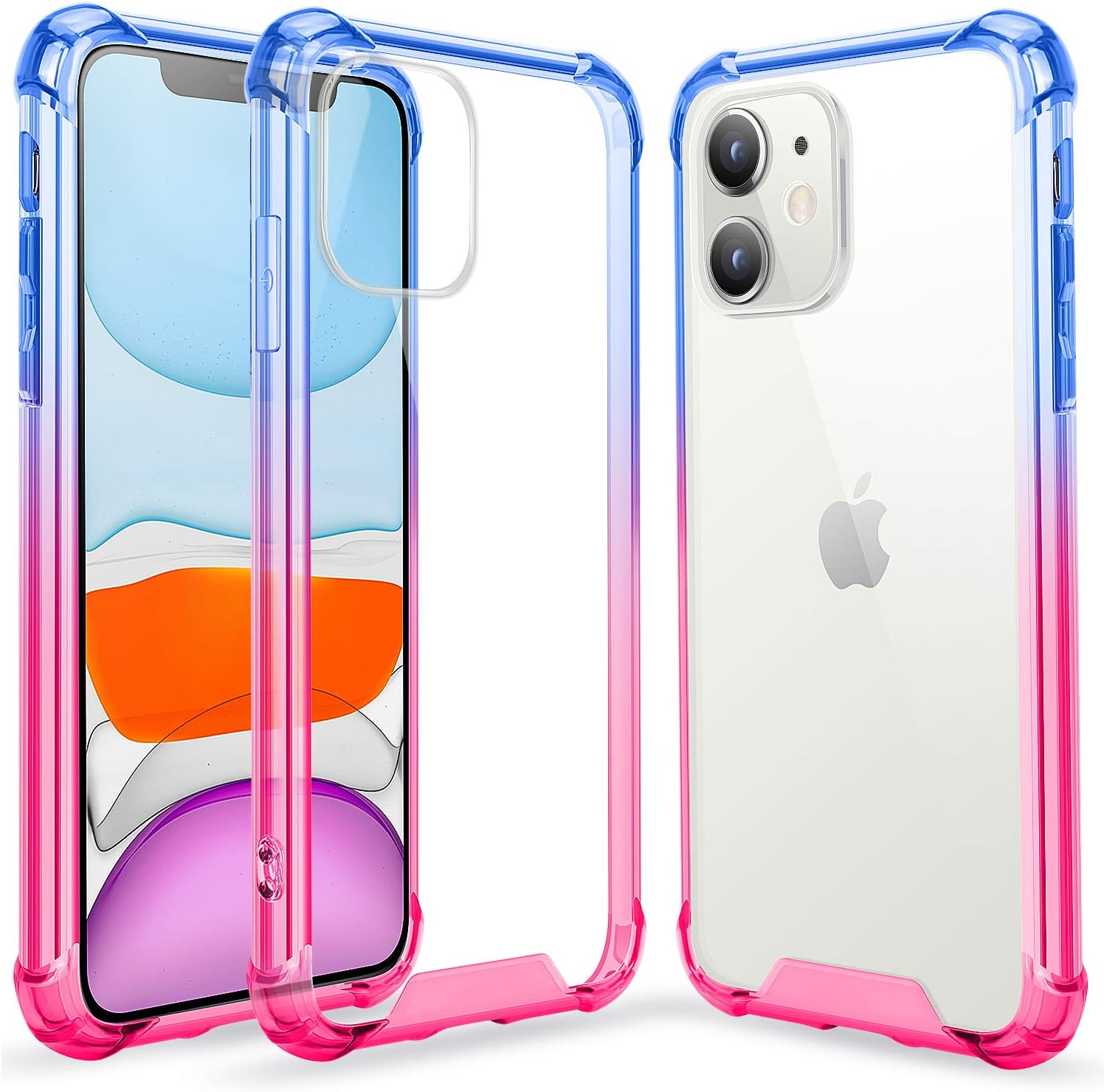 GeekZone Compatible for iPhone 11 Case, Cute Slim Clear