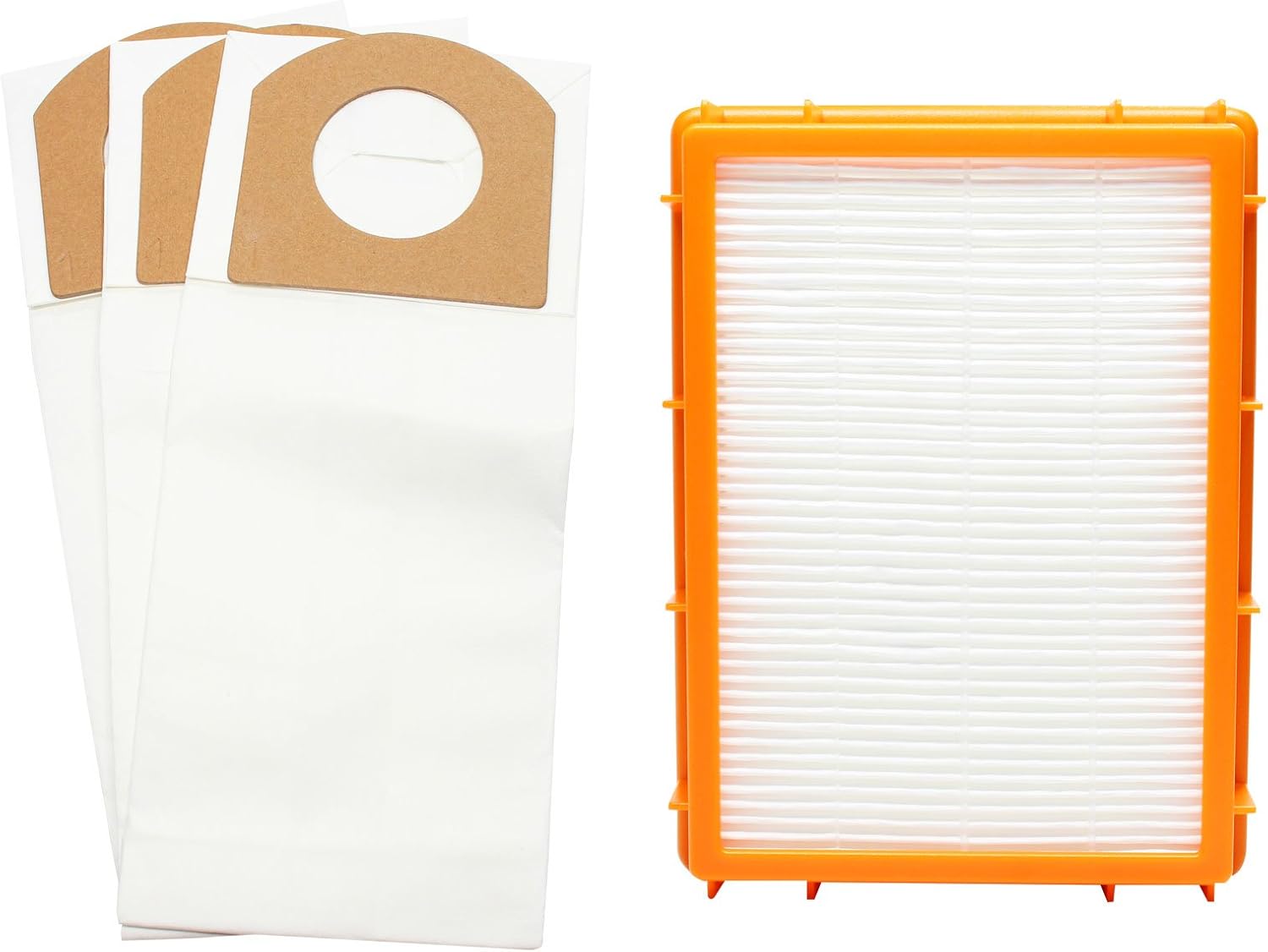 UpStart Battery 3 Replacement for Eureka 4800 Series Vacuum Bags & 1 HEPA Filter - Compatible with Eureka Style RR Vacuum Bags & HF-2 Filter
