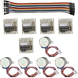 Keywish 5 sets 28BYJ-48 ULN2003 5V Stepper Motor + ULN2003 Driver Board for Arduino