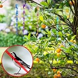 Yafe 8Pcs Reflective Bird Deterrents 30cm 7 Colors Wind Spinner view 4