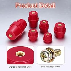 MECCANIXITY 4pcs SM-51 Busbar Insulator, Polyester