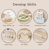 ROBOTIME Wooden Baby Walker Pram Toy Push Along Educational Toy Gift view 9