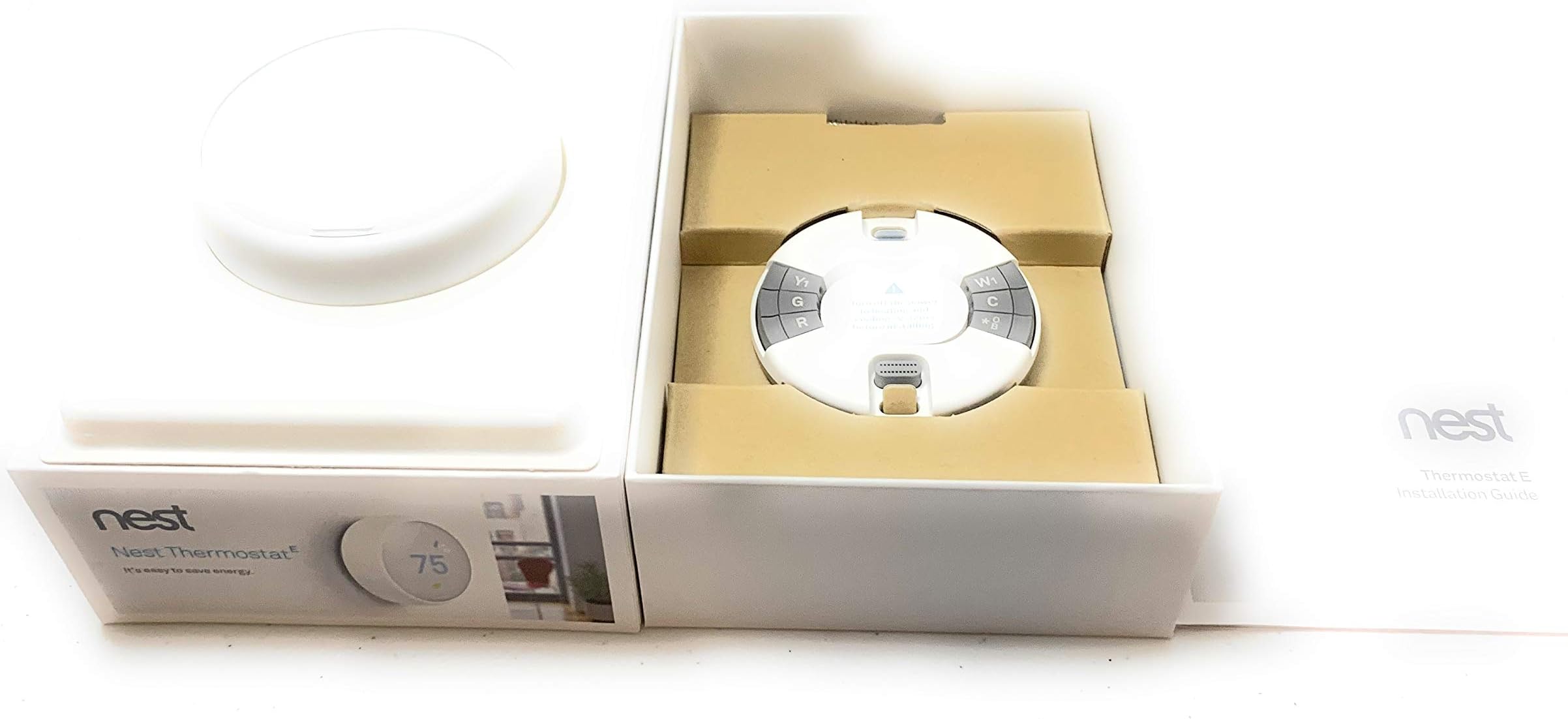 Thermostat Smart Wi-Fi Programmable T4000ES (white) remote control technology bundle package with FREE Backing Plate.